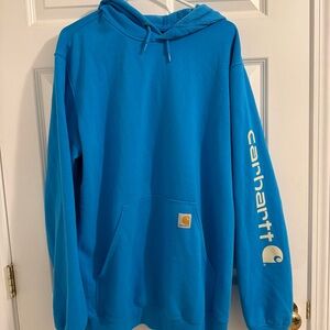 Carhartt Men's Bright Blue Hoodie